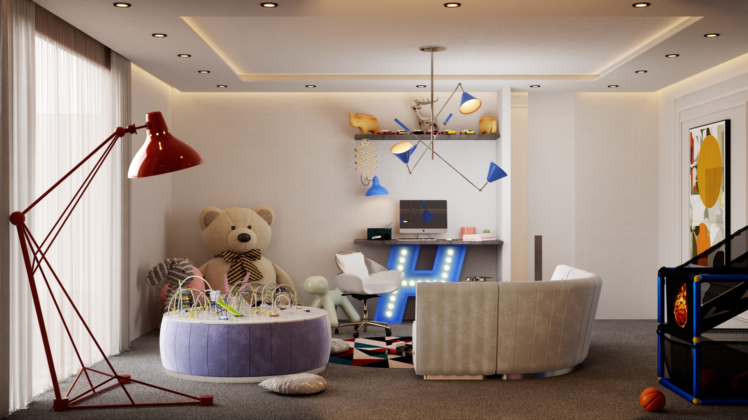 Dreamy Mid-Century Modern Playroom In Our NYC Apartment